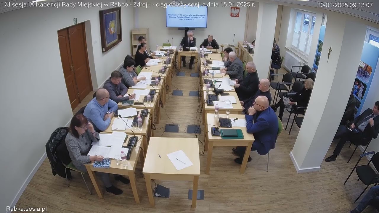 XI Sesja Rady Miejskiej w Rabce Zdroju   20.01.2025 r   część 2