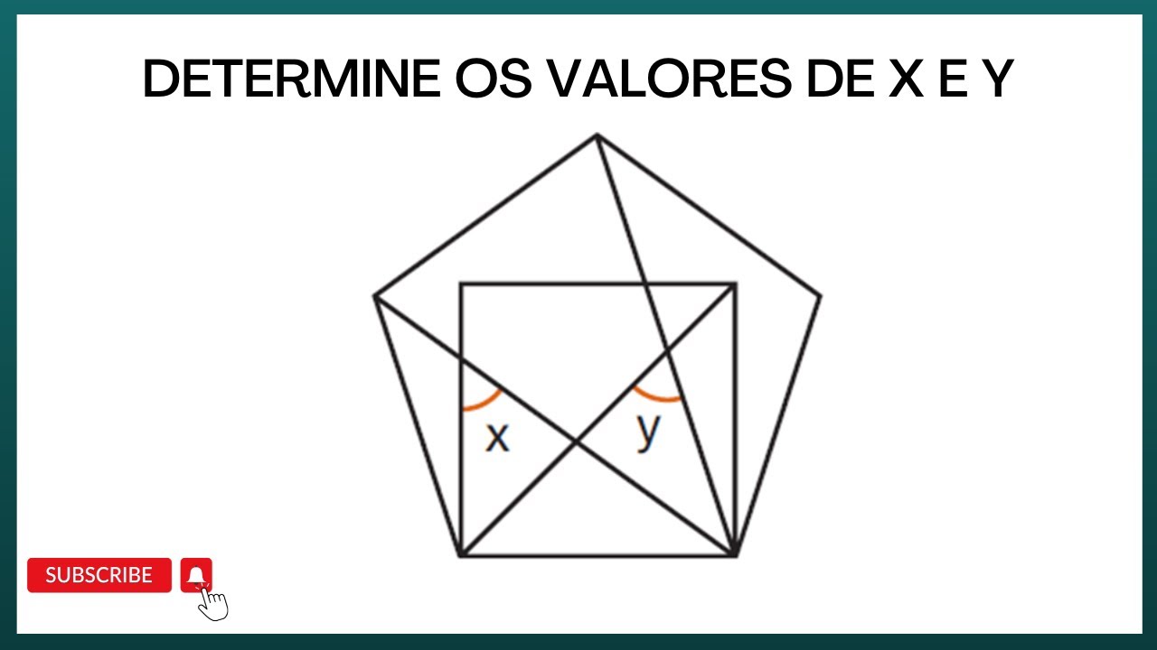 GEOMETRIA PLANA | PENTÁGONO REGULAR E QUADRADO