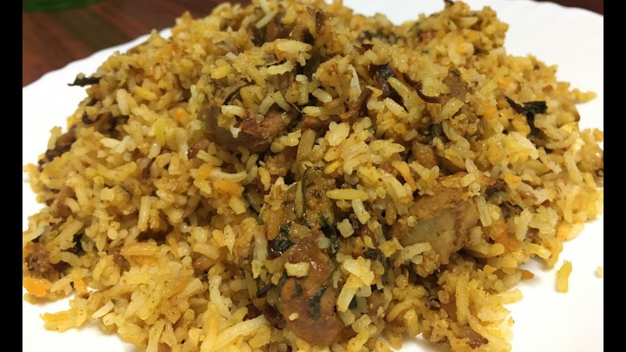 Chicken biriyani step by step by cooking with girija/ chicken biriyani recipe step by step
