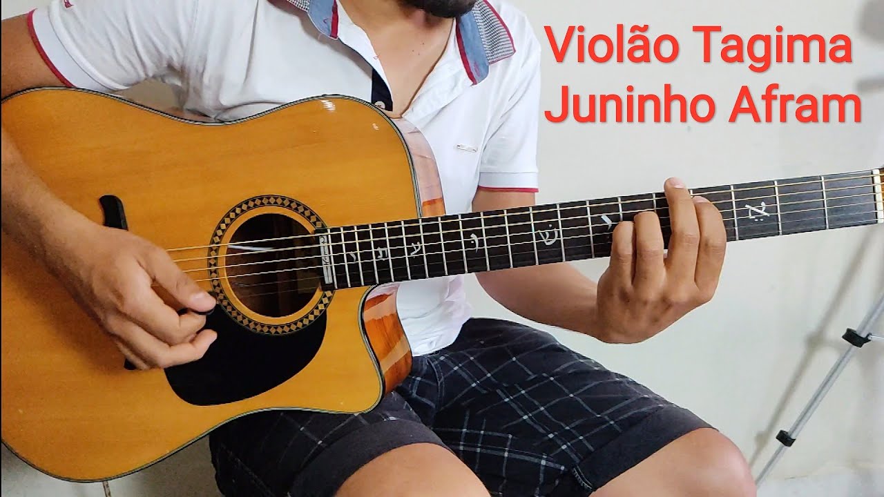 Testando o Viol&atilde;o Tagima Signature Juninho Afram