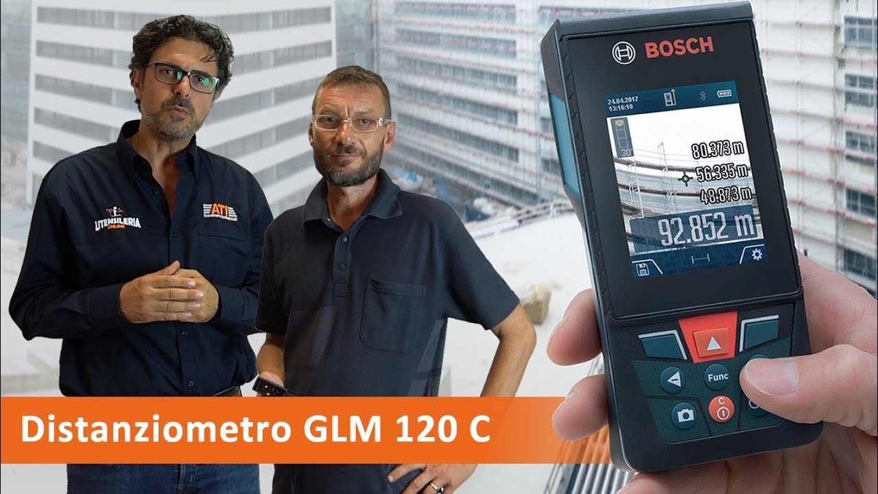 Nuovo distanziometro laser GLM 120 C Bosch: caratteristiche e test di utilizzo.