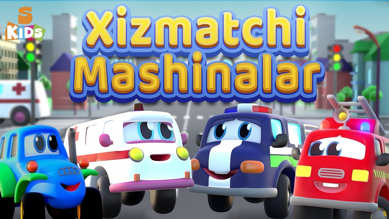 XIZMATCHI MASHINALAR | Bolalar uchun musiqalar | Skids