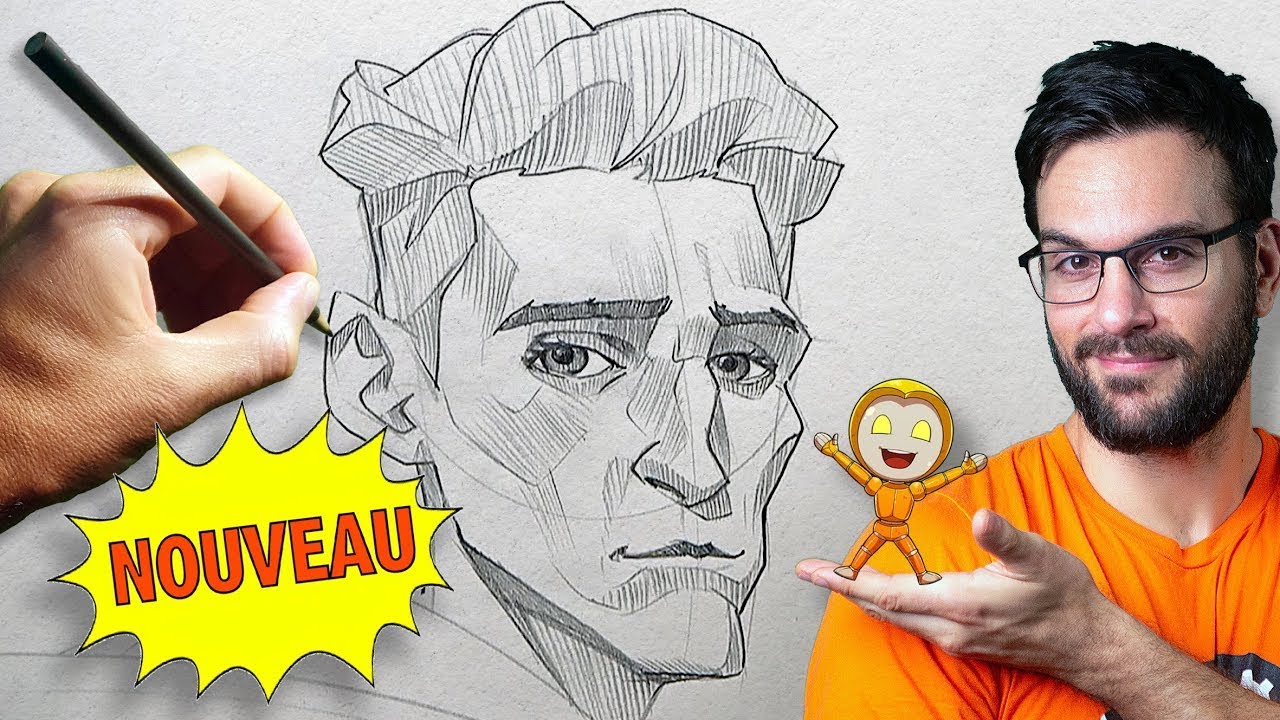 COMMENT DESSINER UN VISAGE DE 3/4