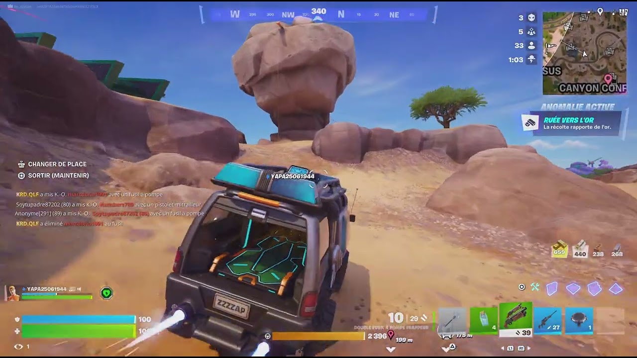 faire top 1 avec une arme