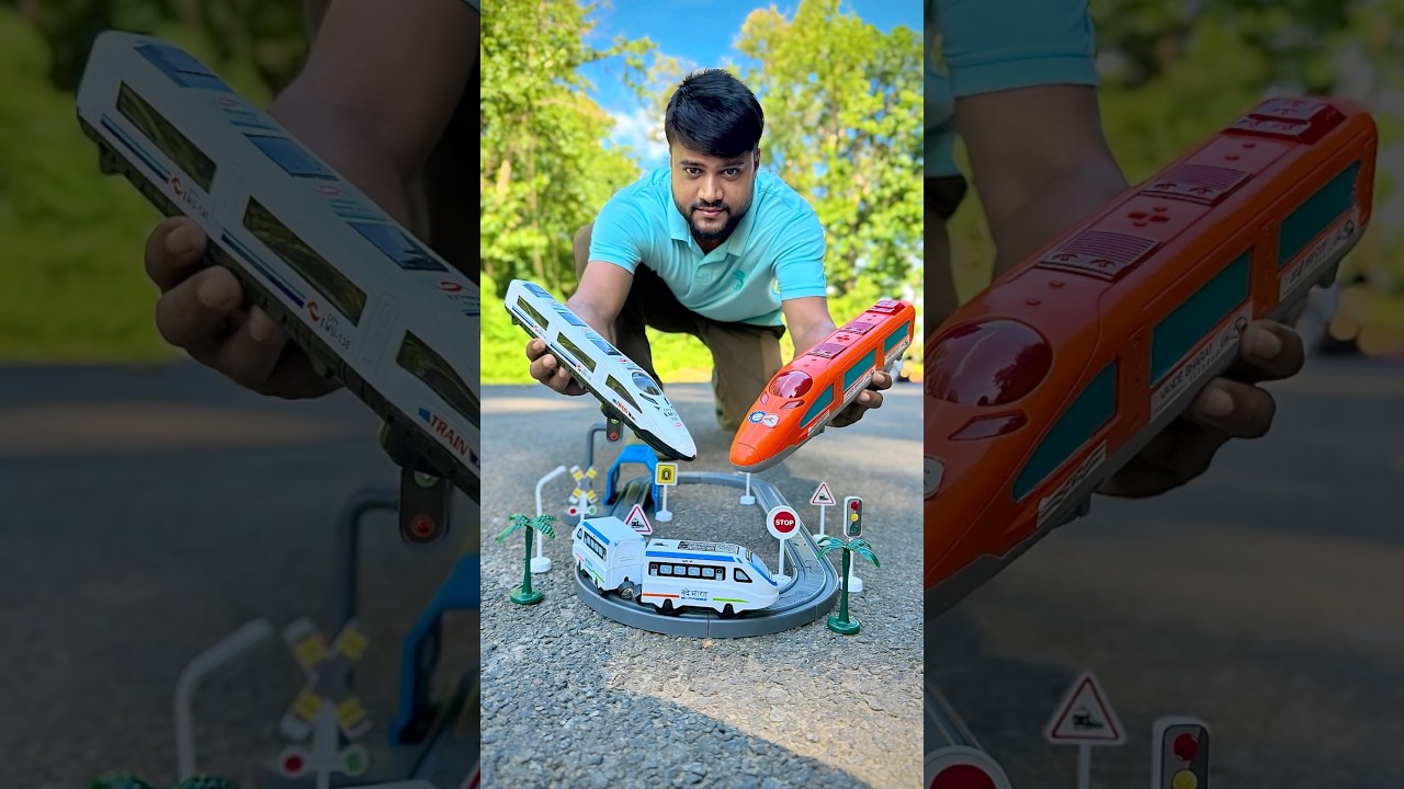 TMR Real Bande Bharat Rc Bullet Train Vs 2Ta Smartcraft Electric Bullet Train