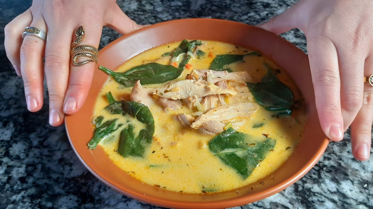 Sopa de Pollo 🍗 super fácil. 