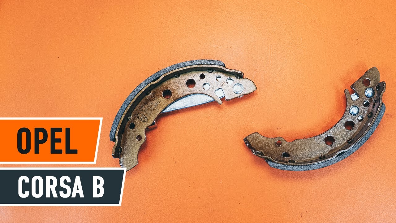Jak vyměnit bubny zadní brzdy na OPEL CORSA B [NÁVOD]