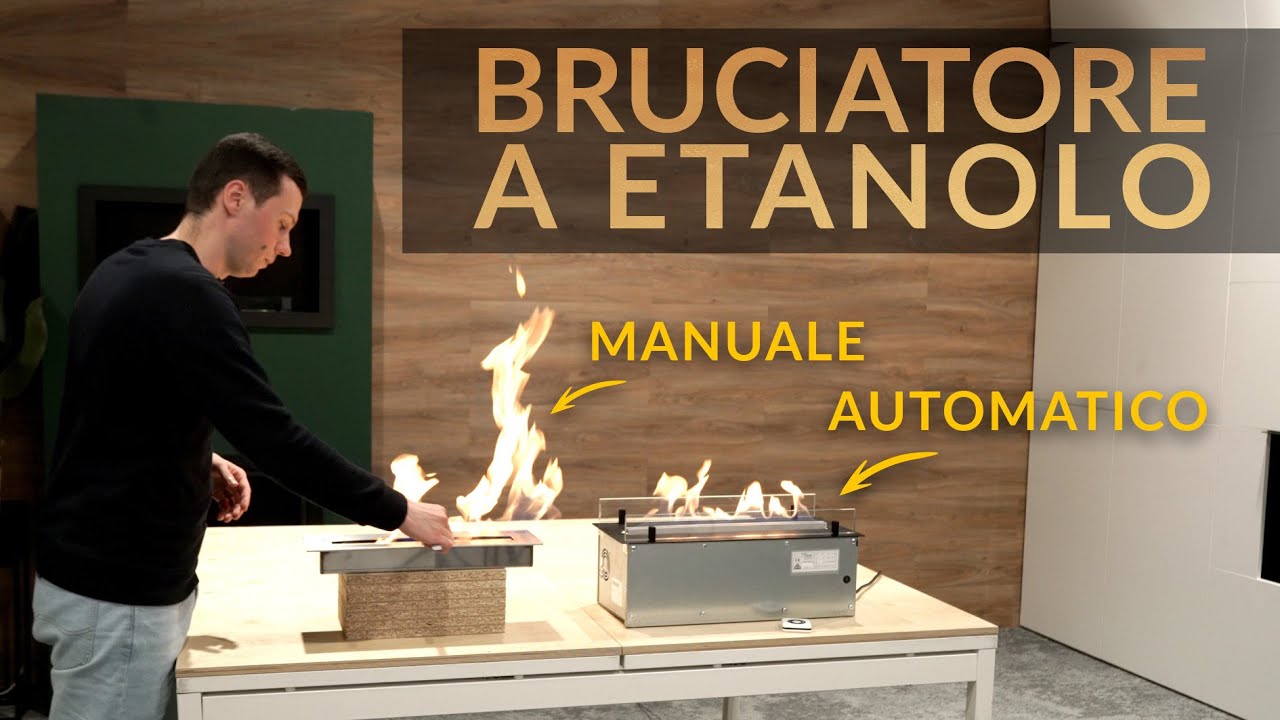Come funziona un camino a etanolo? Confronto tra caminetti manuali e automatici.