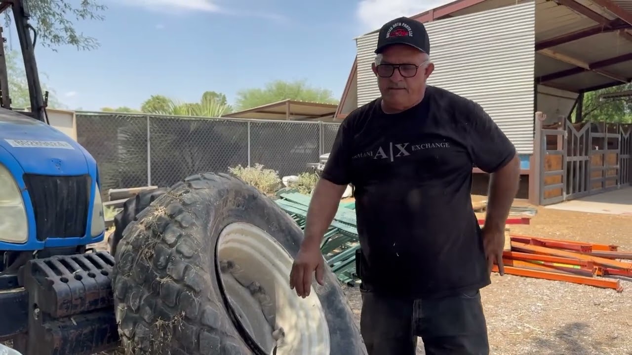 Estoy alistando el morales ósea el tractor para llevármelo a México 