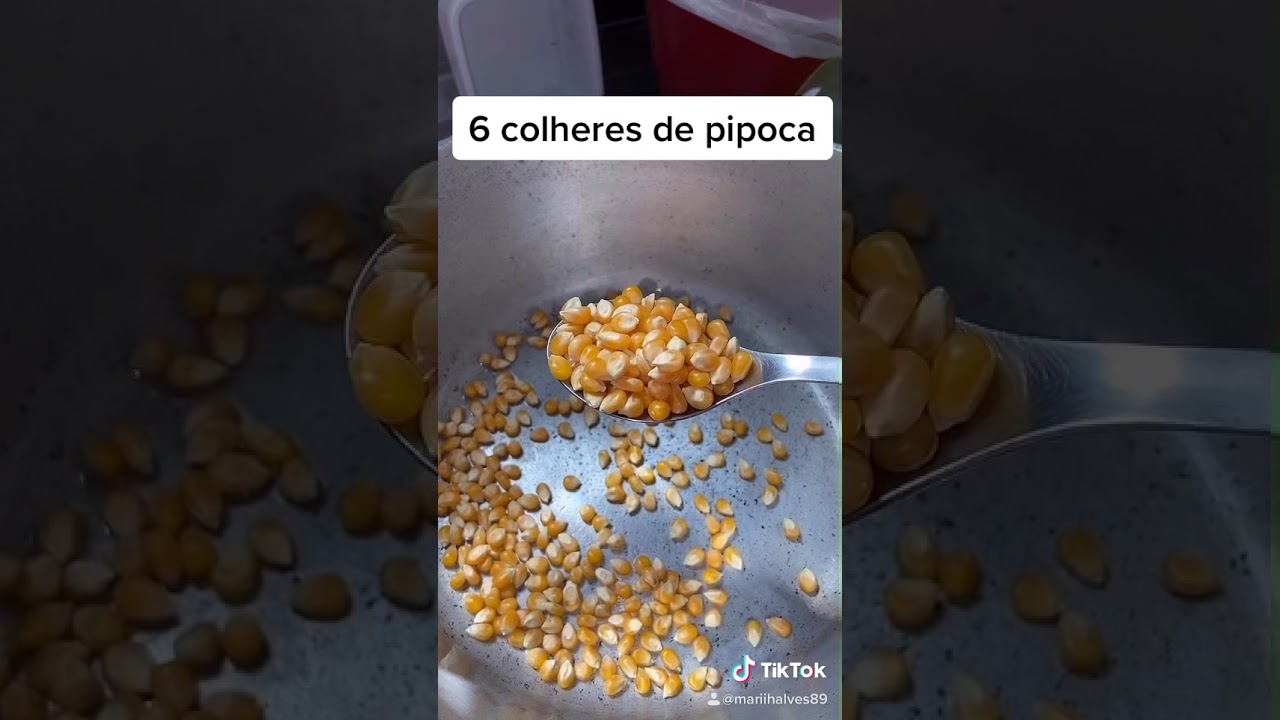 Como fazer pipoca doce