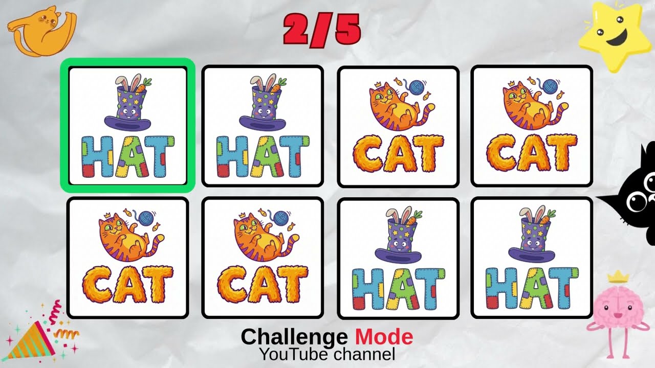 🎤 Say the Word on Beat! | Fun Rhyme Challenge: Cat, Hat, Bat 🐱 #saythewordonbeat #challenge
