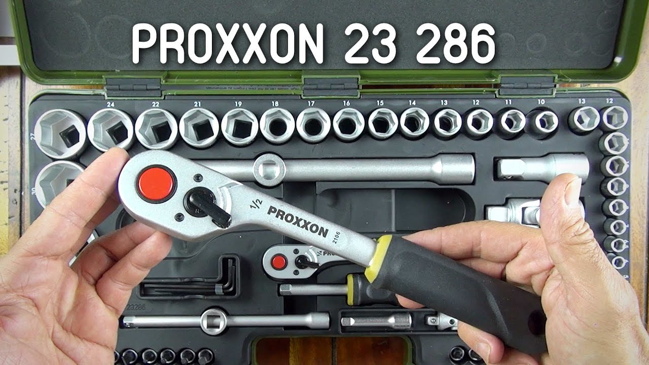 PROXXON 23 286 socket wrench set- Unbox Test Advice - Review