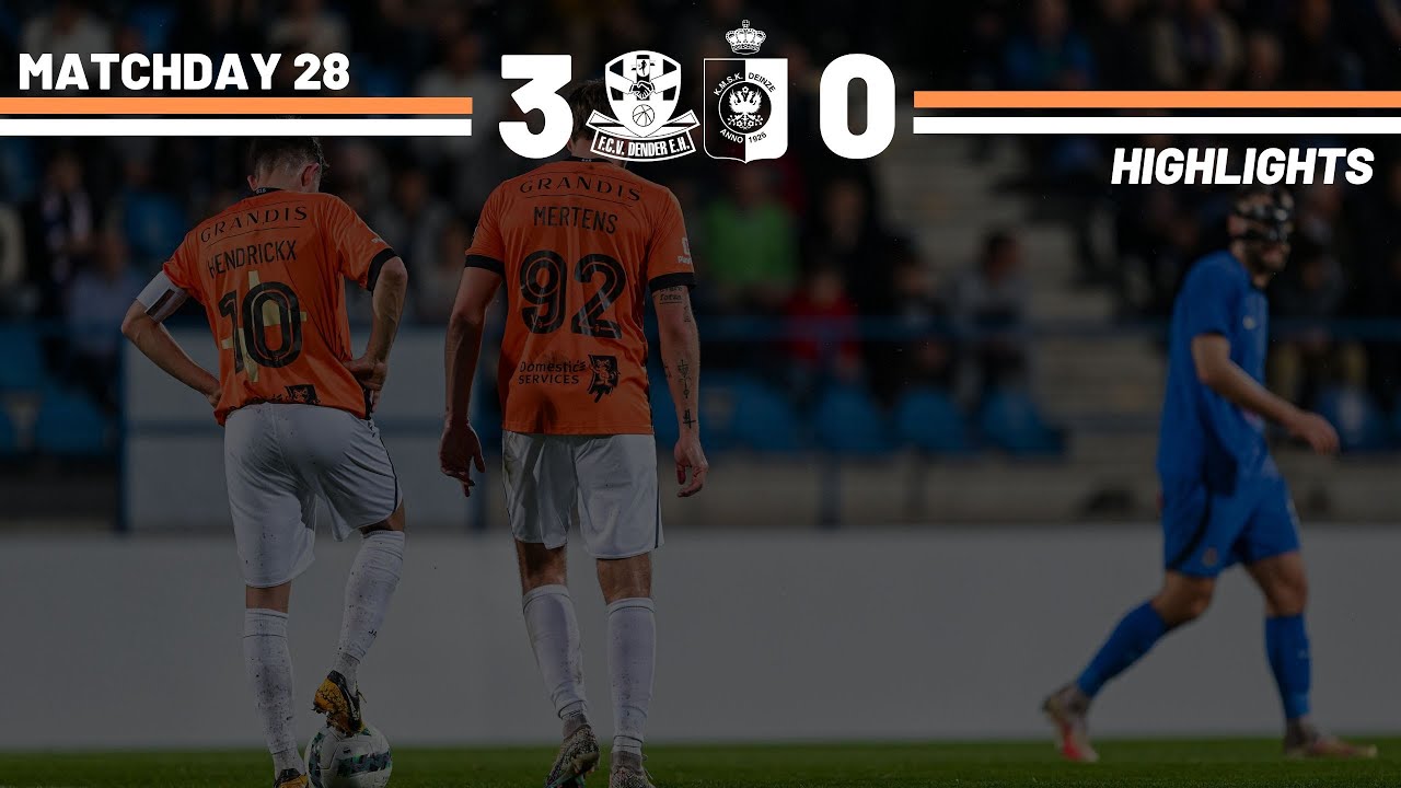 MATCHDAY 28 | FCV Dender EH - KMSK Deinze (3-0)