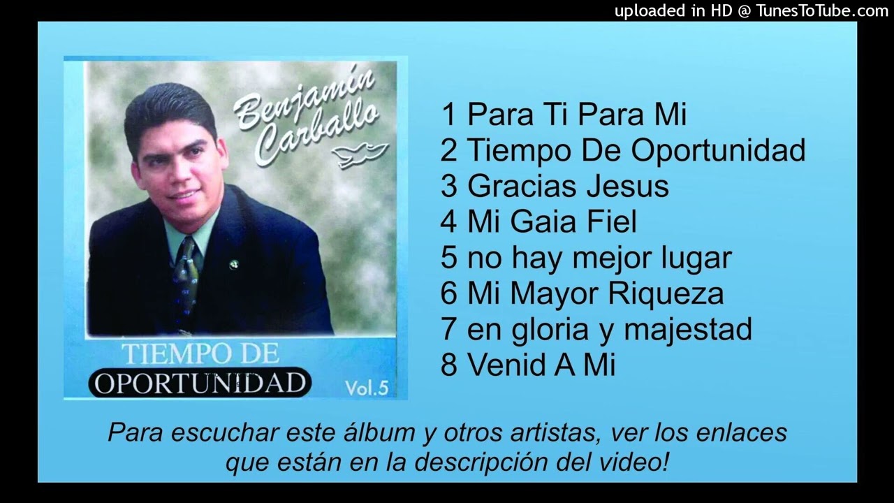 1 Para Ti Para Mi(Pista)(Benjamín carvallo/ vol 5 TIEMPO DE OPORTUNIDAD)