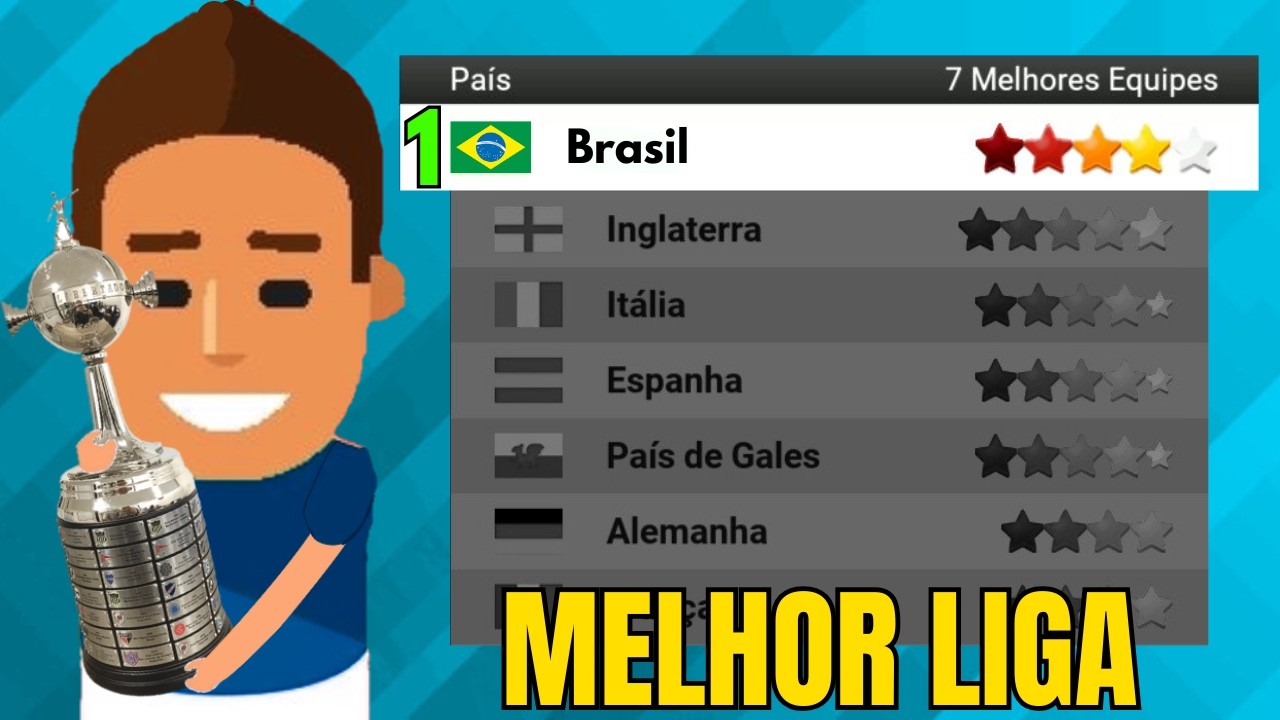 CHEGAMOS NO TOP 1 DE MELHOR LIGA DO MUNDO COM BRASILERÃO | BRASIL AO TOPO NO WORLD SOCCER