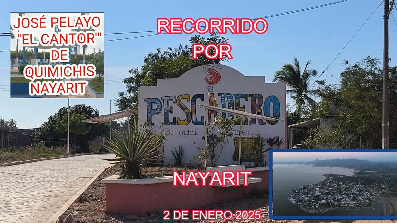 PESCADERO, NAYARIT UN RECORRIDO POR SUS CALLES Y LAGUNAS DESDE LAS ALTURAS CON MI DRON DJI MINI 3