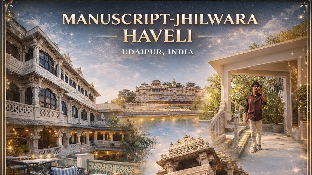 Manuscript Jhilwara Haveli | Udaipur Heritage Stay || most beautiful ambiance 🤩