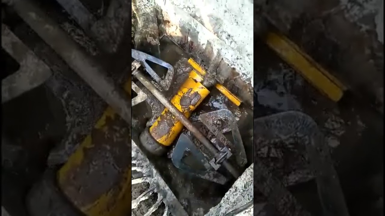 how does the concrete pump s valve work?