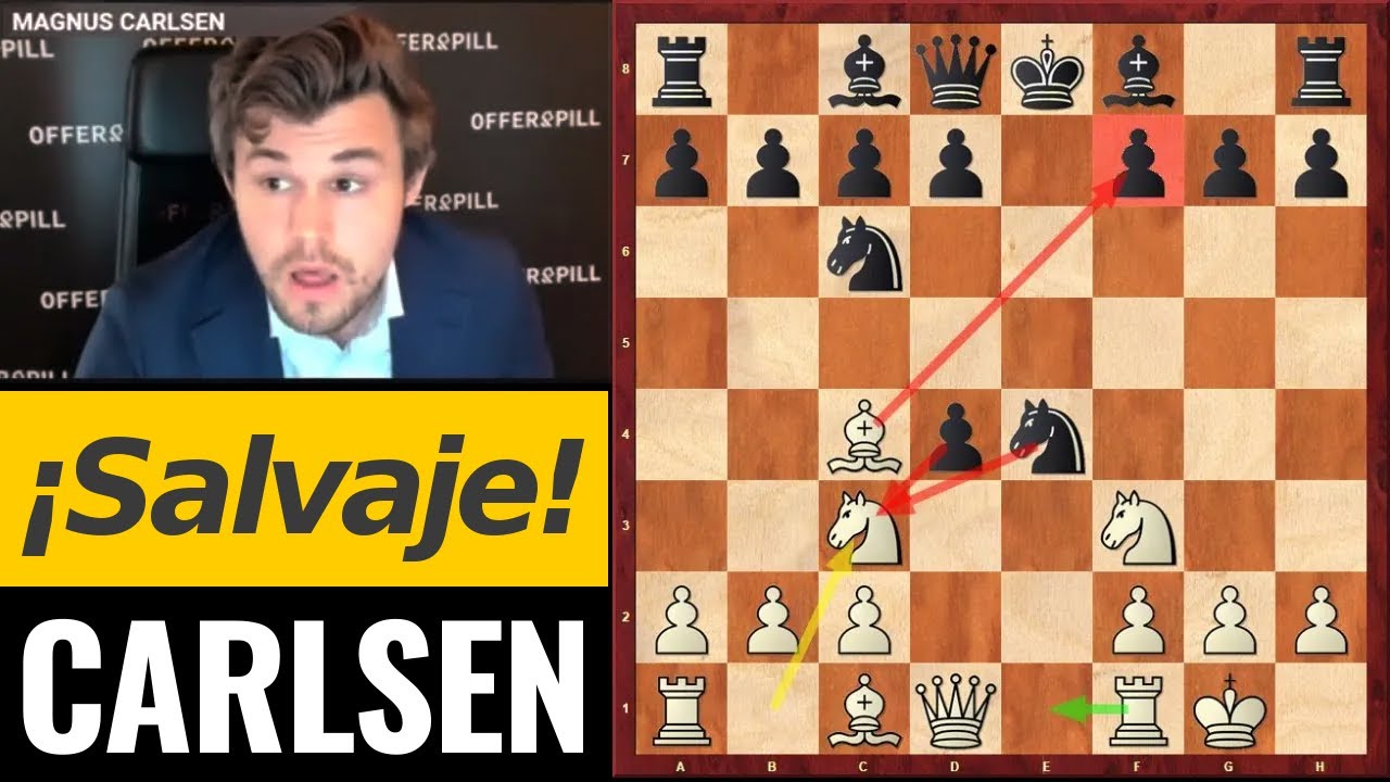 ¡La apertura más SALVAJE con 1.e4 e5! 👺 (Viejo gambito brutal)