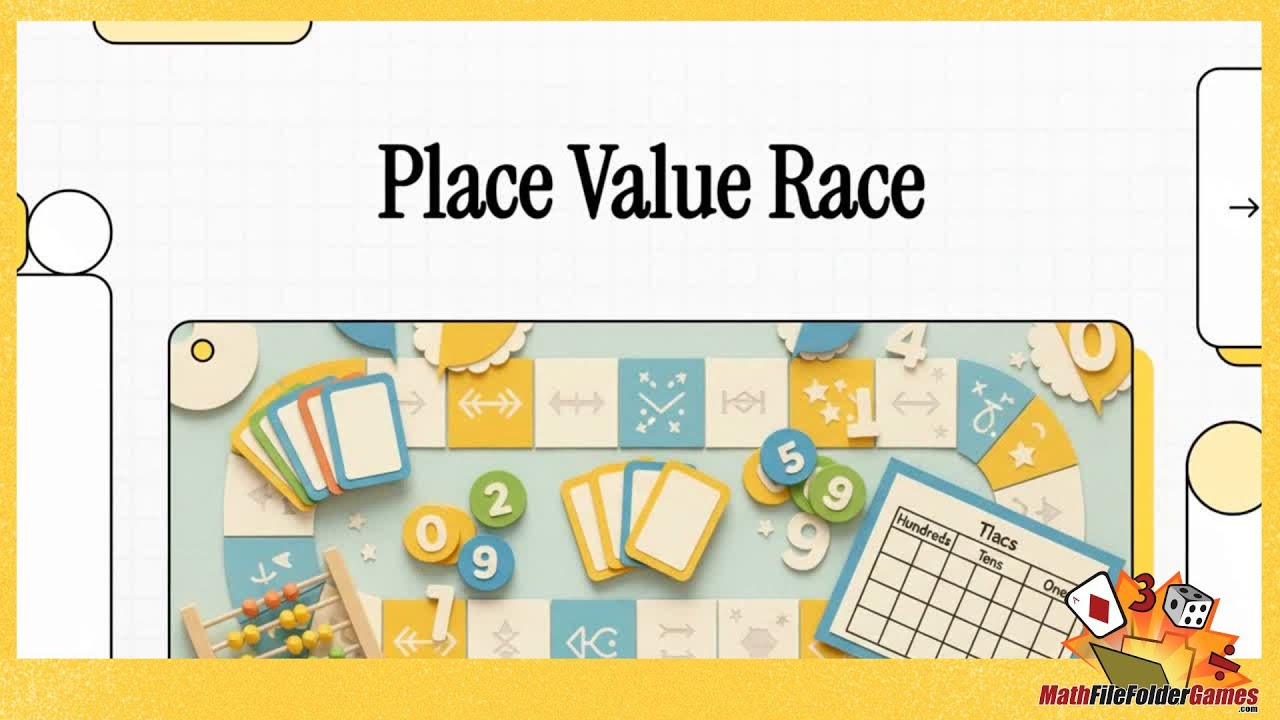 Hands-On Place Value Game: Stop Using Worksheets! (Place Value Race Math Game)