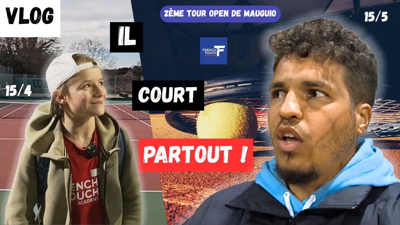 Il court partout !!! (2ème tour Open de Mauguio)