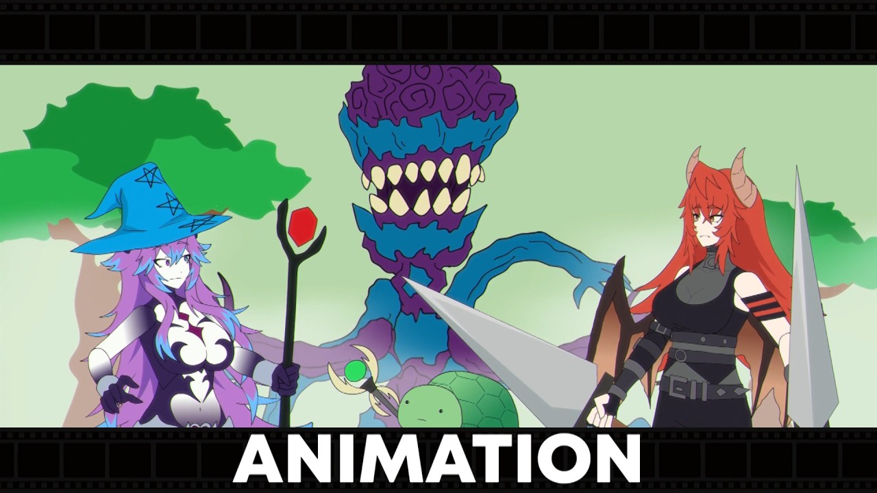 CottontailVA, Vedal and Zentreya with Nuero go through hell | Magic the Noah animation
