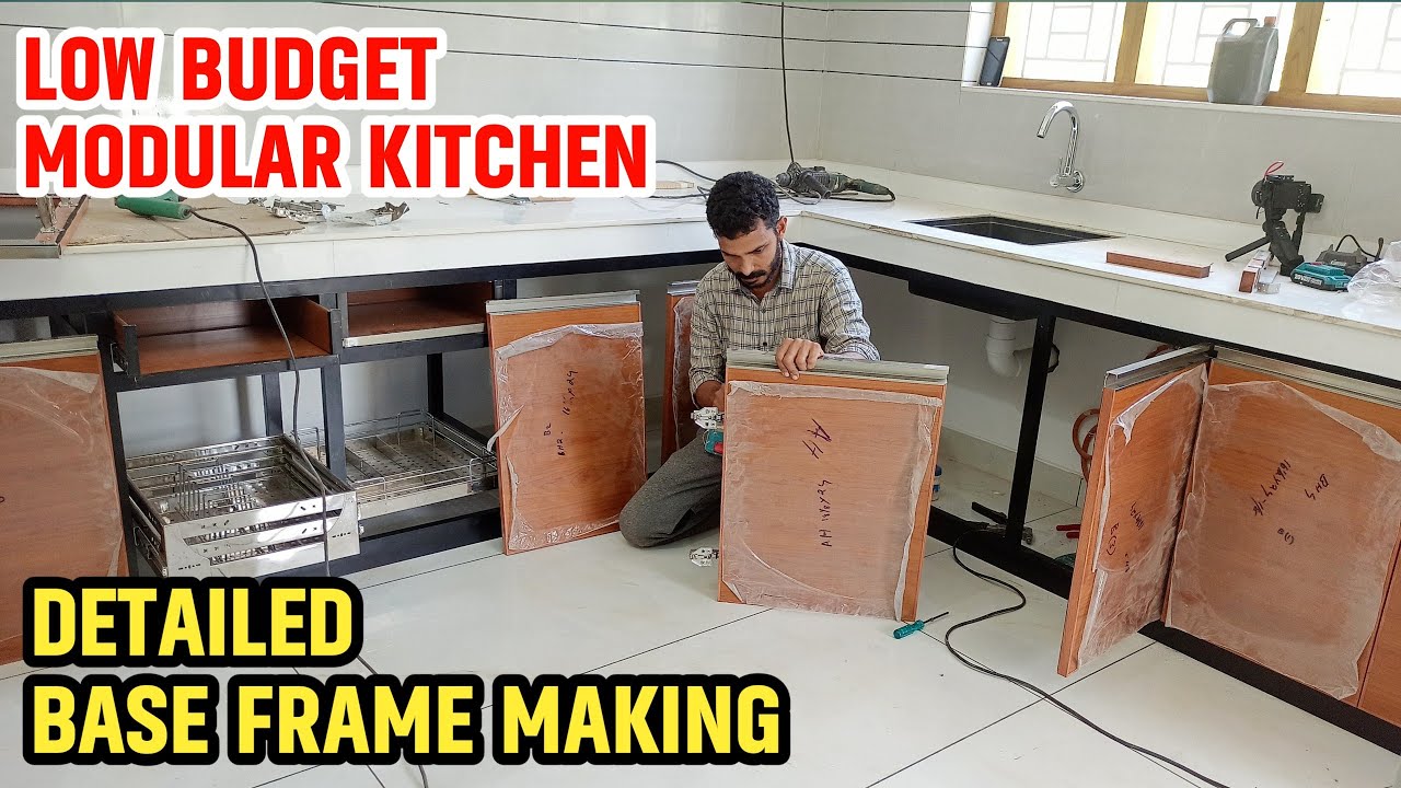 Modular Kitchen Cupboard Making | How To Make Aluminium Kitchen Cupboard #1 | Kitchen Interior