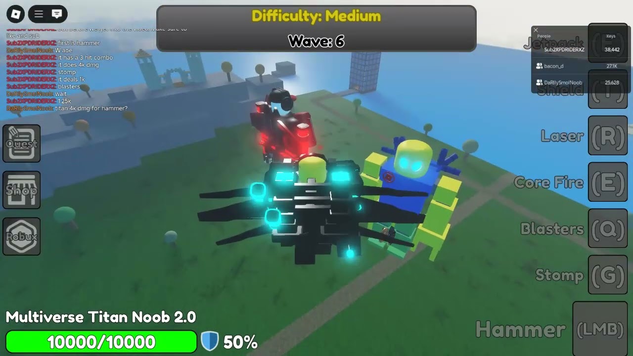 Showcasing Titan Noob 2.0 in The Noob experiment