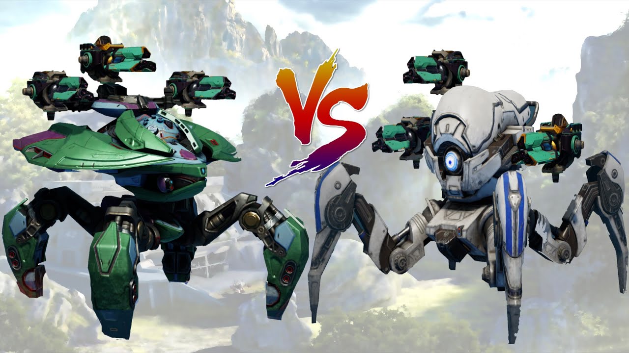 [WR] IMUGI VS INVADER - Spider Robot Comparison | War Robots Test Server