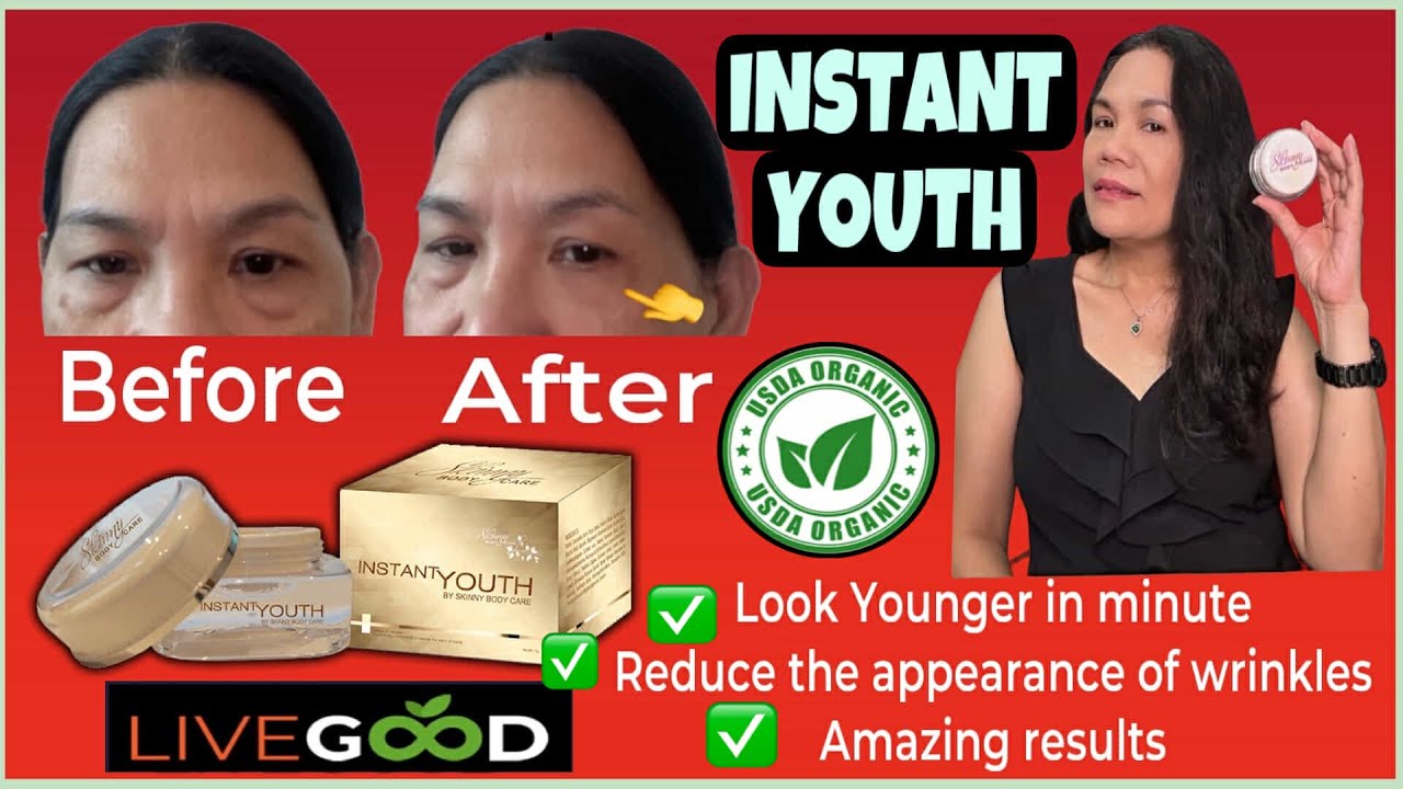 INSTANT YOUTH OF LIVEGOOD | LOOK YOUNGER IN MINUTE #livegoodproducts
