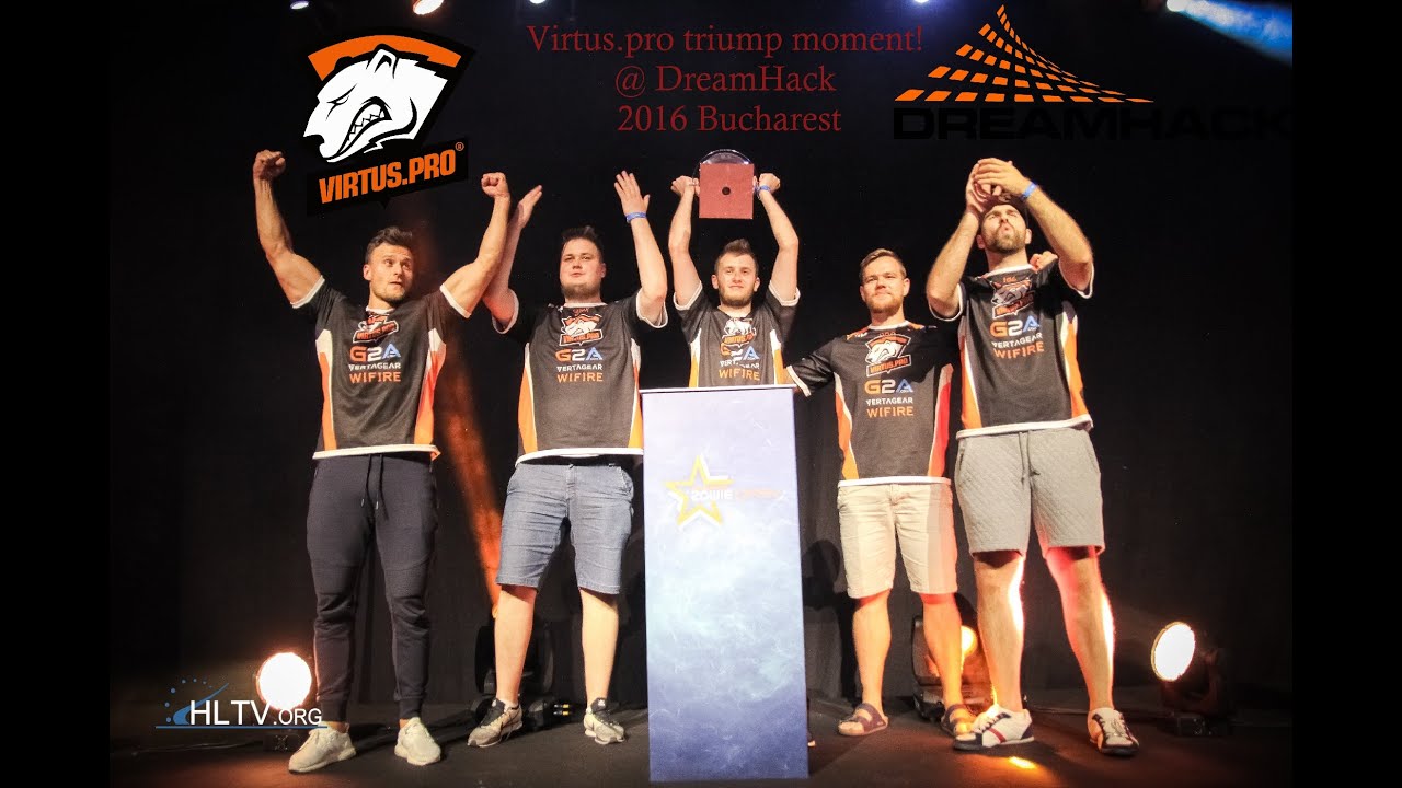 DreamHack Bucharest 2016 @ Virtus.pro are the champions! 2:0 vs C9 Grand-Final #CyberWins #DHOpen
