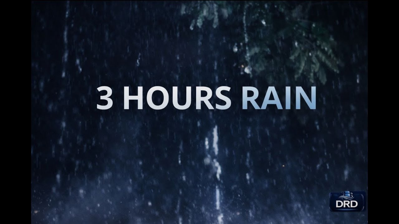 Heavy Rain Sounds at Night for Sleeping & Insomnia Relief