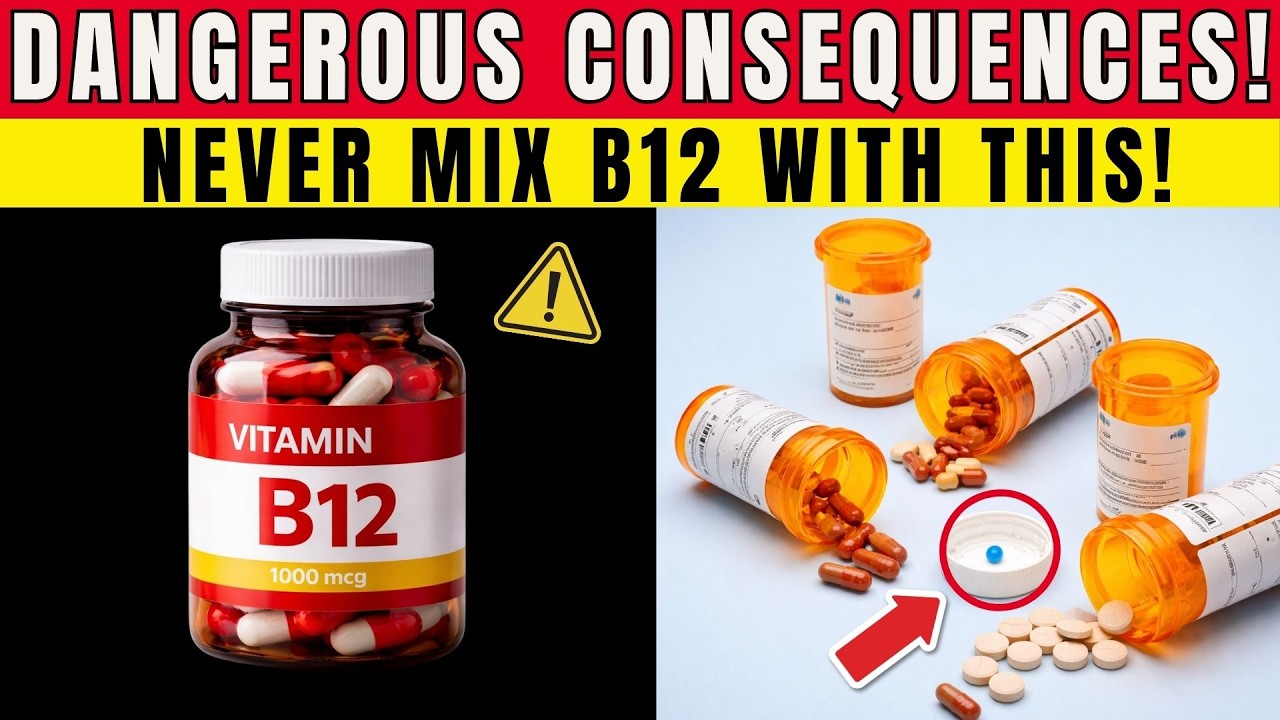 Cardiologist WARNS: NEVER Take B12 With THESE 2 Common Medications After 60! | Senior Health