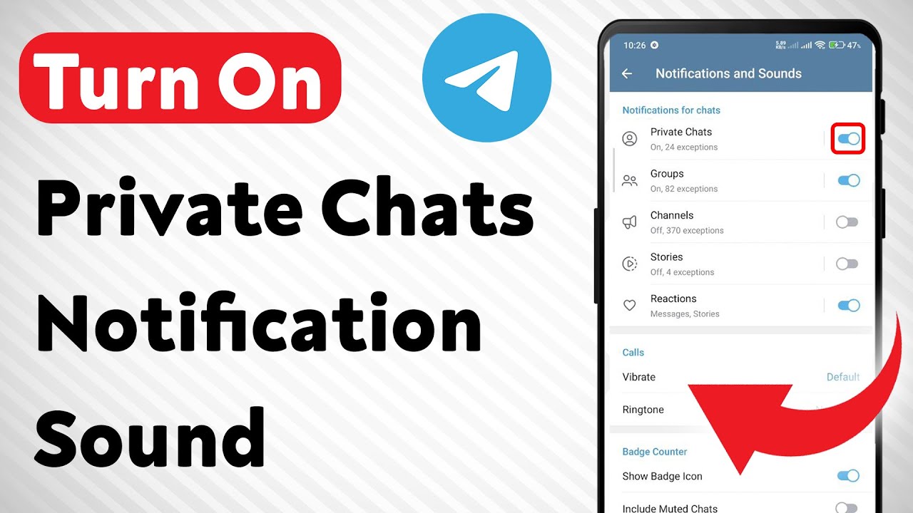How To Turn On Telegram Private Chats Notification Sound (Updated)