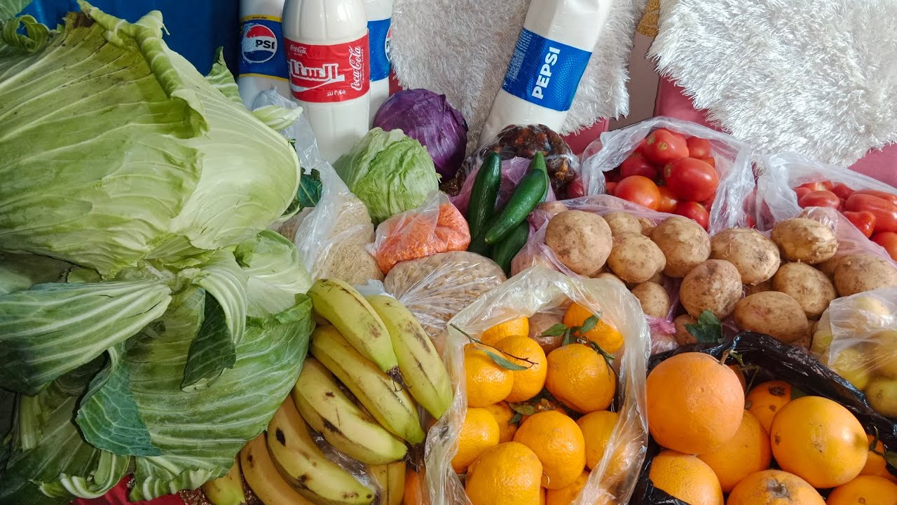 مشتريات الاسبوع  من السوق يوم  عمار البيت  🥰