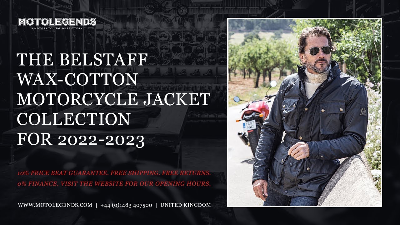 Коллекция мотоциклетных курток Belstaff из вощеного хлопка 2022-2023 годов