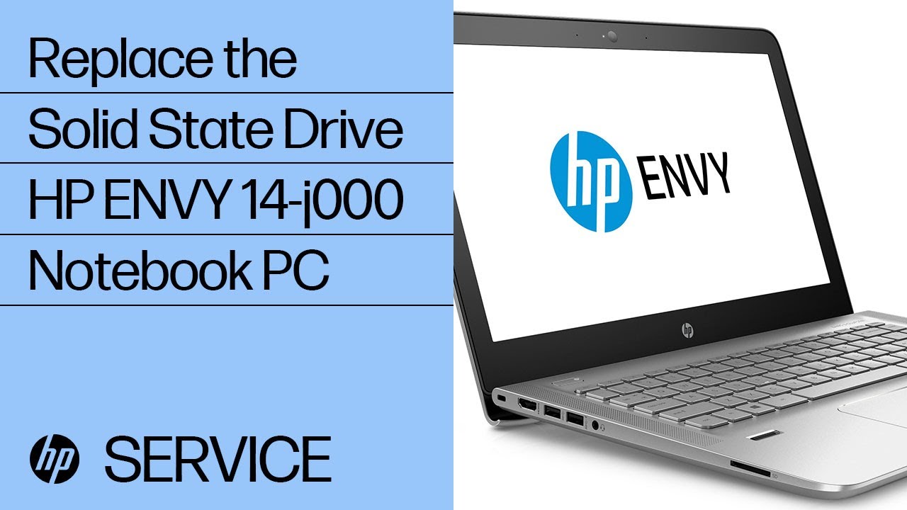 Замена твердотельного накопителя | Ноутбук HP ENVY 14-j000 | HP