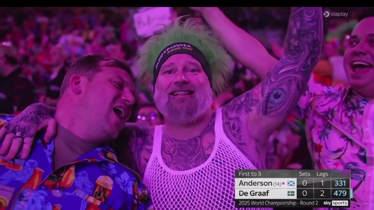 Gary Anderson VS Jeffrey De Graaf