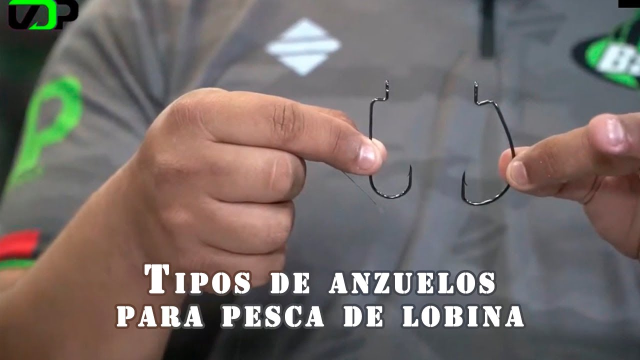 Tipos de anzuelos para la pesca de lobina