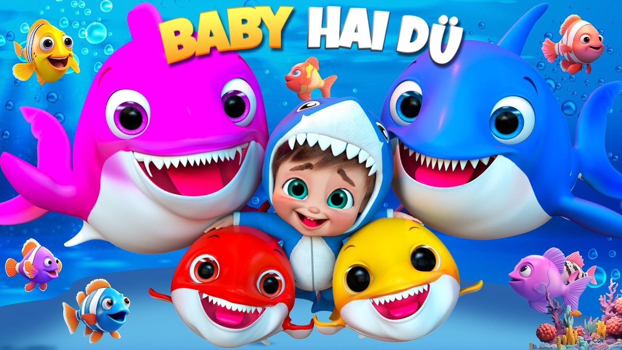 Baby Hai und die fröhlichen Fische  @SuperLucaPortugues #rimasinfantis #musicasinfantis