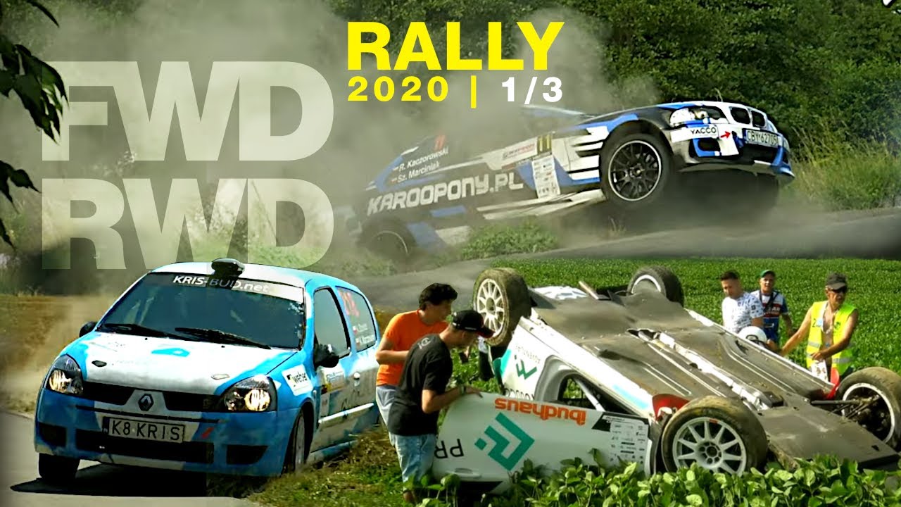 FWD RWD RALLY MIX 2020 | Flat Out, Mistakes & Crashes | part 1 | GRB