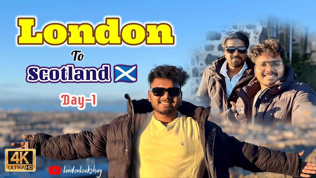 London to Scotland Journey 🇬🇧🏴 | UK Travel Vlog Day 1 ✨😍I#trending #viral  @Londonloakshay