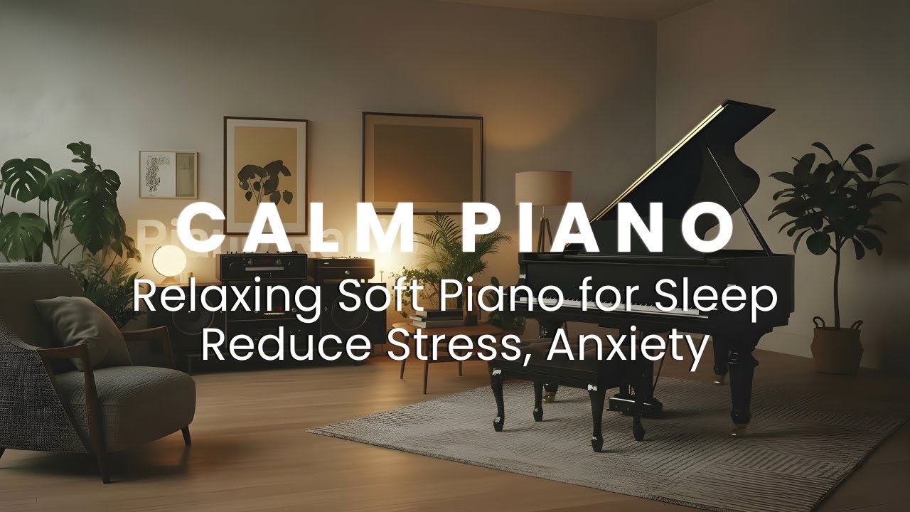 Relaxing Soft Piano for Sleep Reduce Stress, Anxiety