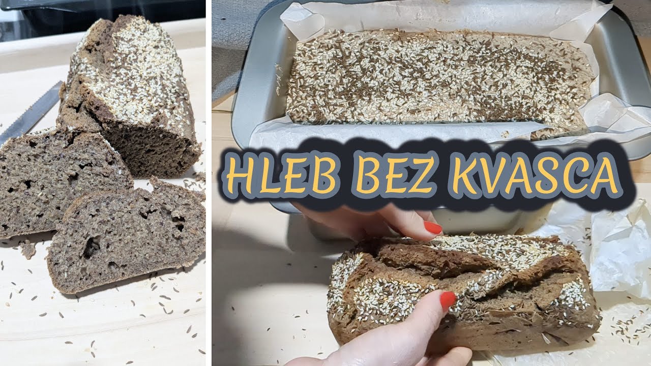 BESKVASNI HLEB, lako i bez mešenja / EASY NO YEAST BREAD