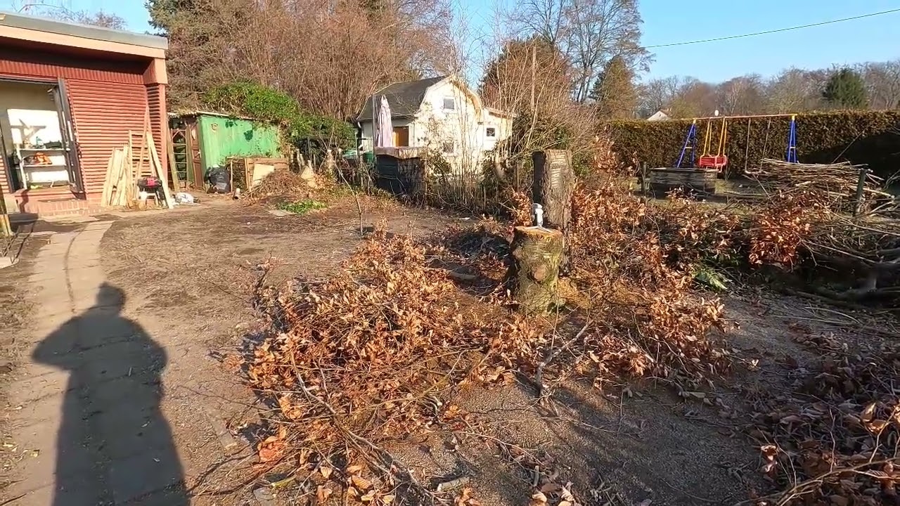 Gartenarbeit geht langsam voran