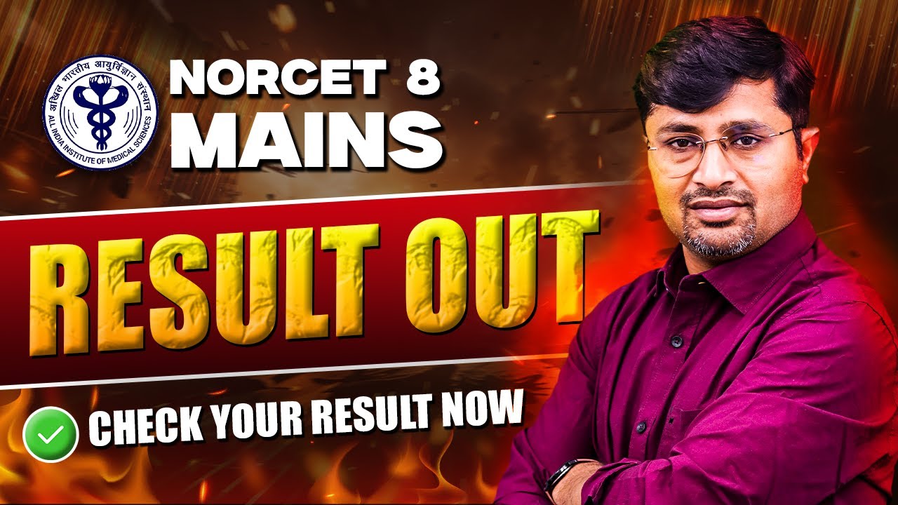 NORCET 8 Mains Result out 😲 NORCET 8 Mains Result | NORCET 8 Mains Cut Off? NPrep