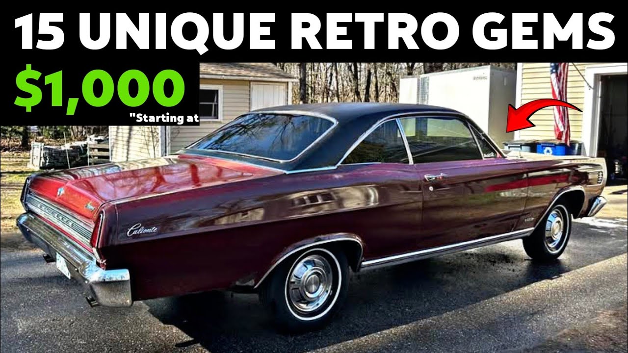 Timeless Daily Drivers: 15 Classic Cars For Sale Under $10,000