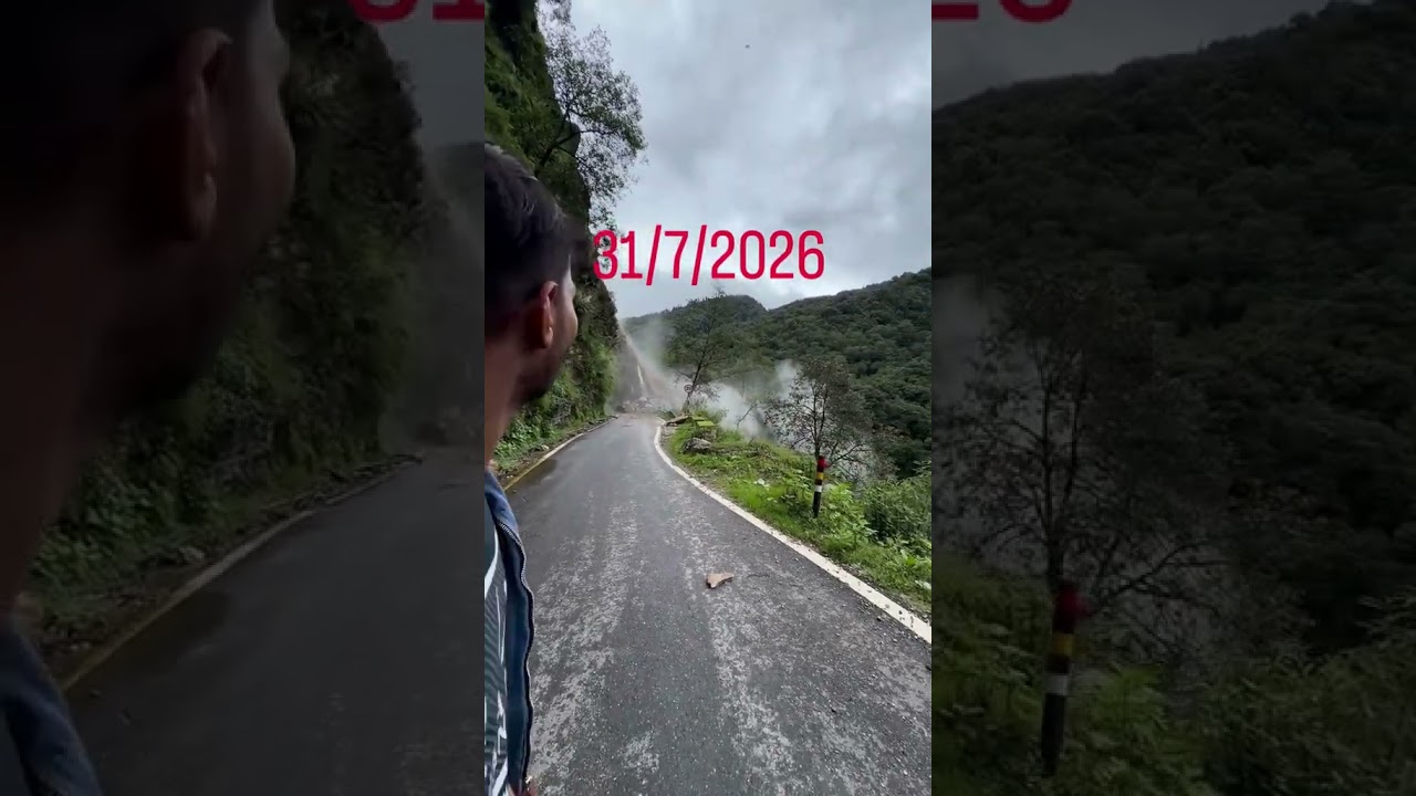 Deadly Landslide Block The Road #flood #disaster #avalanche #reels #moonsoon