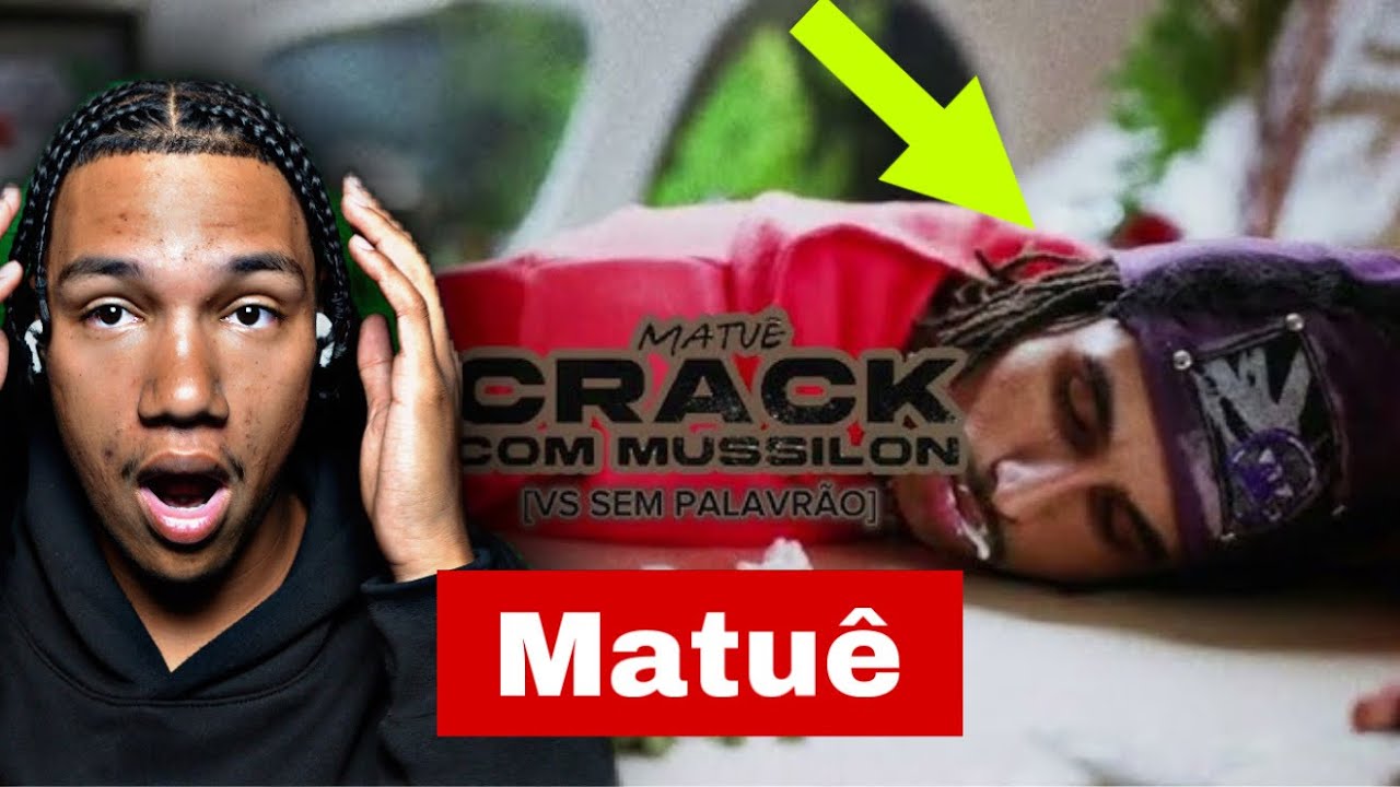 The GOAT in Brazil? Matuê - Crack com Mucilon REACTION
