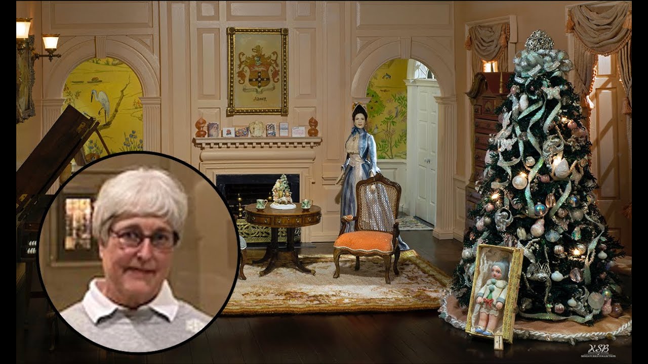 Christmas Dollhouse Miniatures KSB Collection Museum Tour